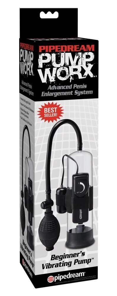 Pipedream Pump Worx Transparentna Pompa Intymna z Wibracją 22cm Pipedream Pump Worx Transparentna Pompa Intymna z Wibracją 22cm