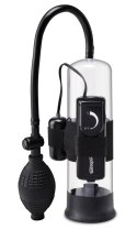Pipedream Pump Worx Transparentna Pompa Intymna z Wibracją 22cm
