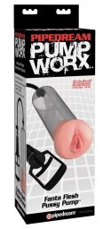 Pipedream Pump Worx Transparentna pompa intymna z anatomicznym wkładem 26 cm