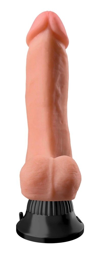 Pipedream Real Feel Deluxe 22 cm - naturalny model z powierzchnią żyłkowaną Pipedream Real Feel Deluxe 22 cm - naturalny model z powierzchnią żyłkowaną