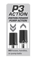Pump Worx Max Boost Black - przezroczysta pompa prożniowa 28,6 cm