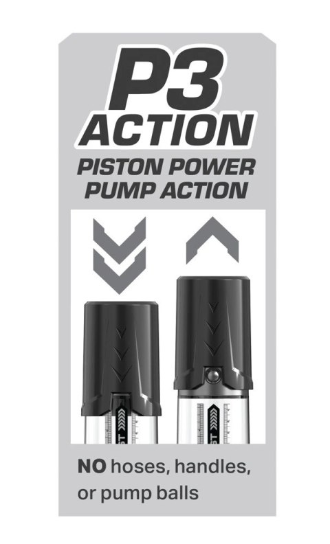 Pump Worx Max Boost Black - przezroczysta pompa prożniowa 28,6 cm Pump Worx Max Boost Black - przezroczysta pompa prożniowa 28,6 cm