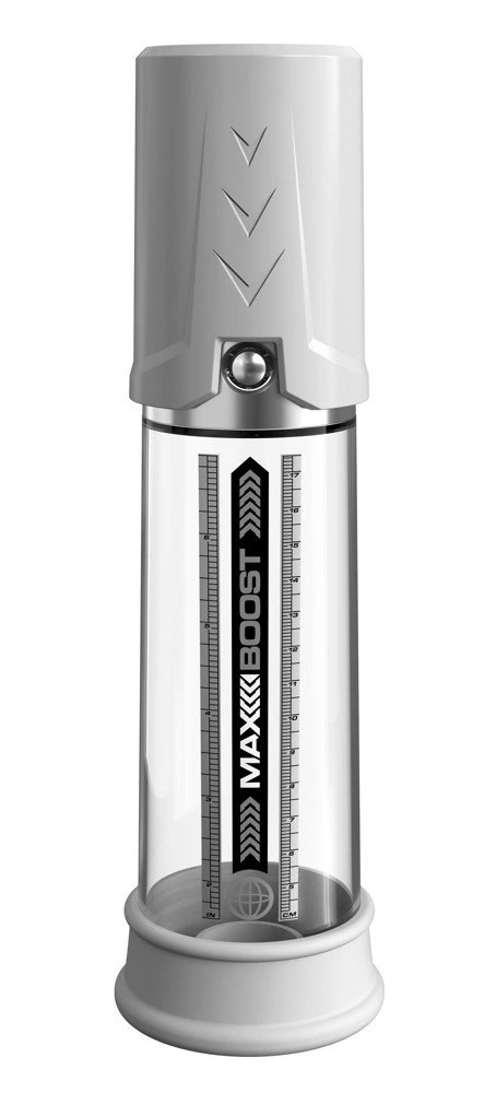 Pump Worx Max Boost White - Przezroczysta pompa treningowa 28,6 cm Pump Worx Max Boost White - Przezroczysta pompa treningowa 28,6 cm