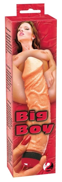 You2Toys Big Boy - wibrator anatomiczny, 21 cm, PVC ABS