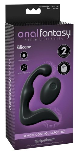 Anal Fantasy Flexi-Wave Wibrator Prostaty z Pilotem, silikonowy, 14,2 cm