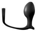 Anal Fantasy Plus korek z pierścieniem silikonowy 10 cm czarny