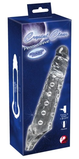 Crystal Clear Transparent System z Pierścieniem 28 cm - Anatomiczna Nakładka