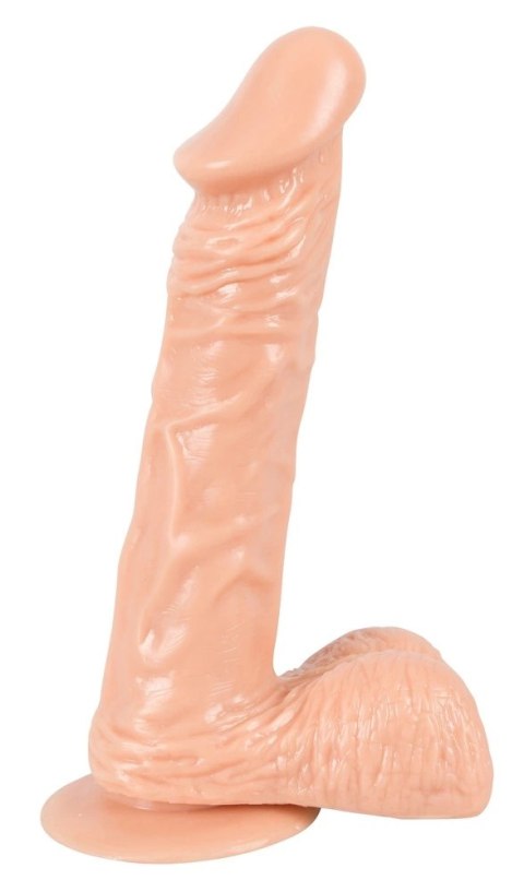 European Lover model z przyssawką, jasny beż, 22,5 cm European Lover model z przyssawką, jasny beż, 22,5 cm