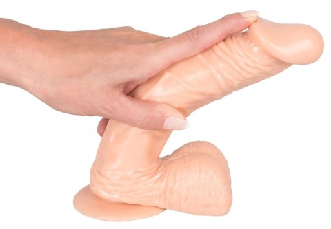 European Lover model z przyssawką, jasny beż, 22,5 cm European Lover model z przyssawką, jasny beż, 22,5 cm