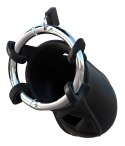 Fantasy C-Ringz silikonowa klatka z zamkiem i pierścieniem 9,5 cm