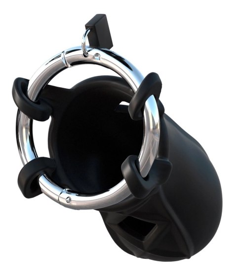 Fantasy C-Ringz silikonowa klatka z zamkiem i pierścieniem 9,5 cm Fantasy C-Ringz silikonowa klatka z zamkiem i pierścieniem 9,5 cm