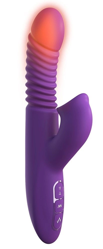 Fantasy For Her Rabbit - Model z funkcją podgrzewania, 24 cm, fioletowy Fantasy For Her Rabbit - Model z funkcją podgrzewania, 24 cm, fioletowy