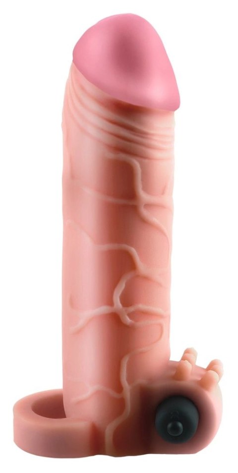 Fantasy X-Tensions nakładka powiększająca z wibracją cielista 16,5cm Fantasy X-Tensions nakładka powiększająca z wibracją cielista 16,5cm