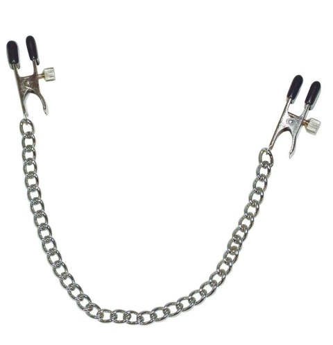Fetish Collection Łańcuch metalowy z regulowanymi zaciskami 30 cm Fetish Collection Łańcuch metalowy z regulowanymi zaciskami 30 cm