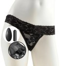 Fetish Fantasy Series Mini Vibro-Bullet Czarny z Pilotem i Stringami S-XL