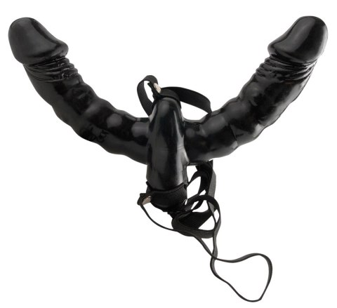 Fetish Fantasy Series Uprząż Podwojna z Pilotem Czarna 15 cm PVC Fetish Fantasy Series Uprząż Podwojna z Pilotem Czarna 15 cm PVC