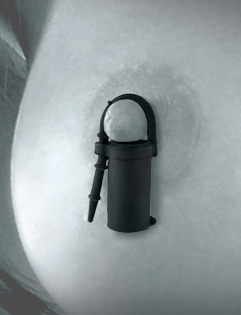 Fetish Fantasy Series Wibrujące zaciski silikonowe czarne 6 cm Fetish Fantasy Series Wibrujące zaciski silikonowe czarne 6 cm