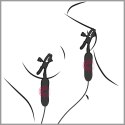 Fetish Fantasy Series Zaciski wibracyjne 10 trybow czarne regulowane