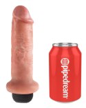King Cock Model Wytryskowy 15 cm Jasny PVC Anatomiczny System