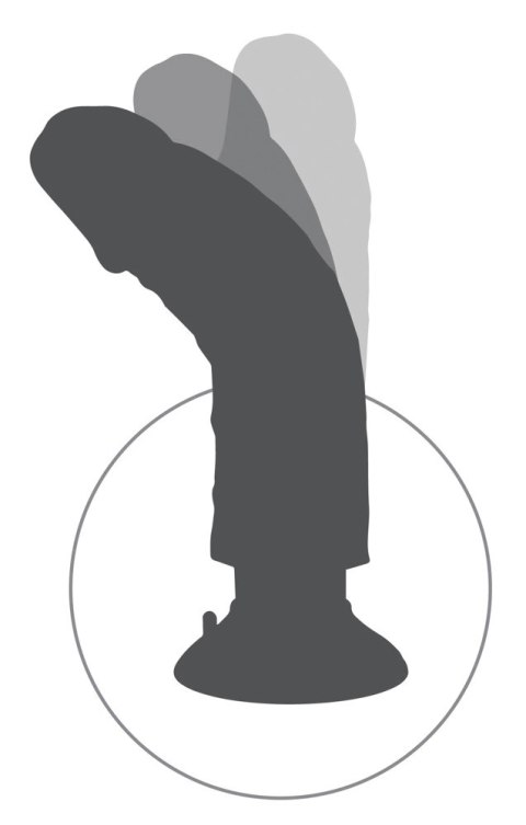 King Cock Wibrator Anatomiczny 24 cm z Przyssawką Jasny Kolor Skory King Cock Wibrator Anatomiczny 24 cm z Przyssawką Jasny Kolor Skory
