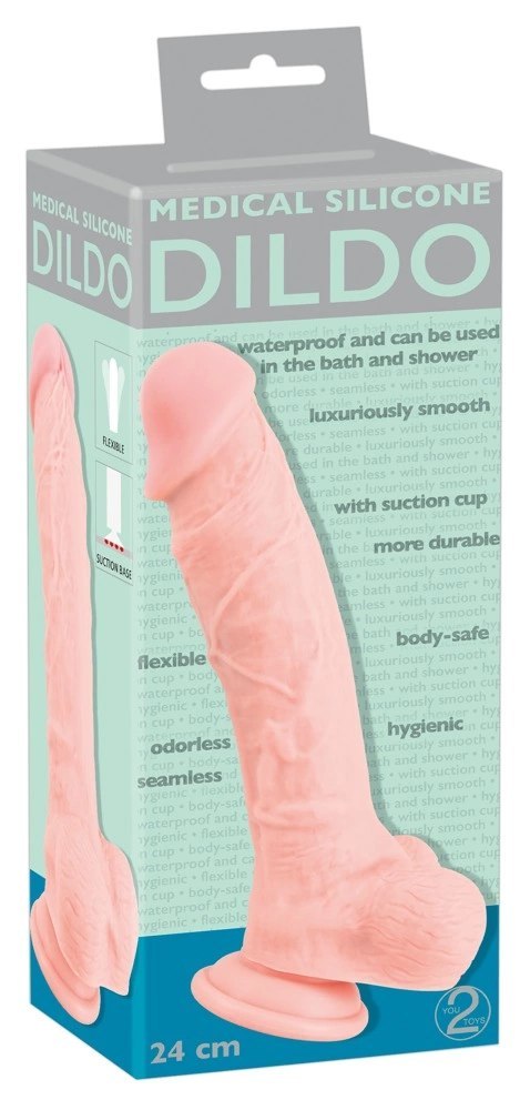 Medical Silicone Model 24cm - anatomiczny symulator z przyssawką Medical Silicone Model 24cm - anatomiczny symulator z przyssawką