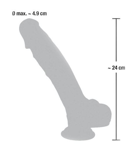 Medical Silicone Model 24cm - anatomiczny symulator z przyssawką Medical Silicone Model 24cm - anatomiczny symulator z przyssawką