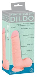 Medical Silicone - anatomiczny model silikonowy 20 cm z przyssawką