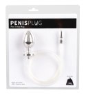 Mystim Plug & Play - Zestaw intymny ze stali nierdzewnej i silikonową rurką
