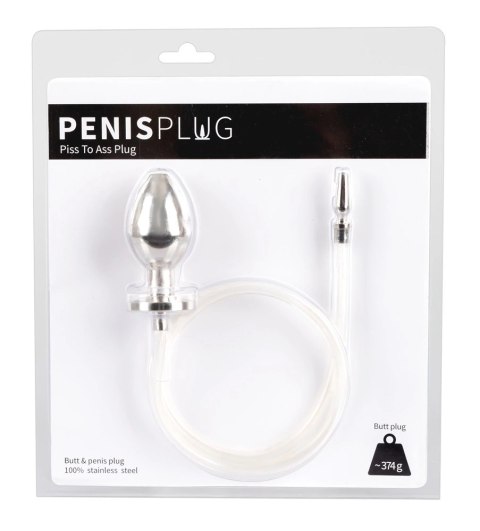 Mystim Plug & Play - Zestaw intymny ze stali nierdzewnej i silikonową rurką Mystim Plug & Play - Zestaw intymny ze stali nierdzewnej i silikonową rurką