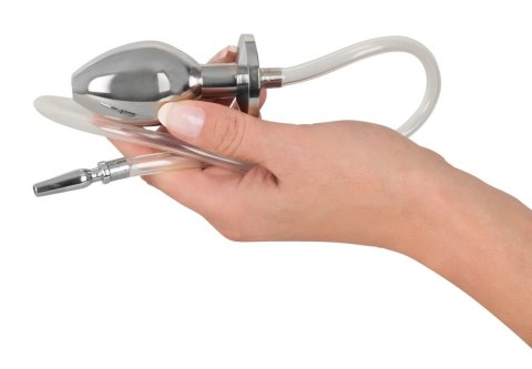 Mystim Plug & Play - Zestaw intymny ze stali nierdzewnej i silikonową rurką Mystim Plug & Play - Zestaw intymny ze stali nierdzewnej i silikonową rurką