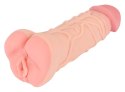 Nature Skin 2w1 Model Intymny TPE 22,1 cm Elastyczny Naturalny
