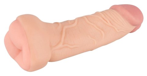 Nature Skin 2w1 - model anatomiczny z otworem, długość 21 cm, TPE Nature Skin 2w1 - model anatomiczny z otworem, długość 21 cm, TPE