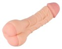 Nature Skin 2w1 - model anatomiczny z otworem, długość 21 cm, TPE