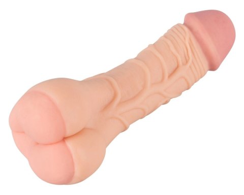 Nature Skin 2w1 - model anatomiczny z otworem, długość 21 cm, TPE Nature Skin 2w1 - model anatomiczny z otworem, długość 21 cm, TPE