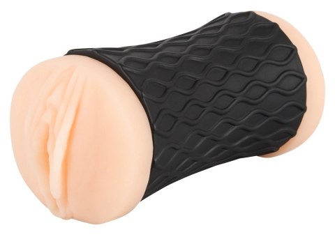 Nature Skin 2w1 urządzenie intymne dwukanałowe skora naturalna 14,3 cm Nature Skin 2w1 urządzenie intymne dwukanałowe skora naturalna 14,3 cm