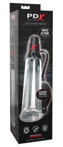 PDX Elite System Intymny 2w1 z Funkcją Podciśnienia i Wibracji 33cm