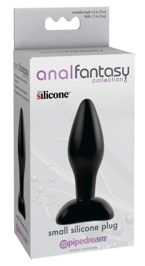 Pipedream Anal Fantasy Elite Plug silikonowy mały 9 cm czarny Pipedream Anal Fantasy Elite Plug silikonowy mały 9 cm czarny