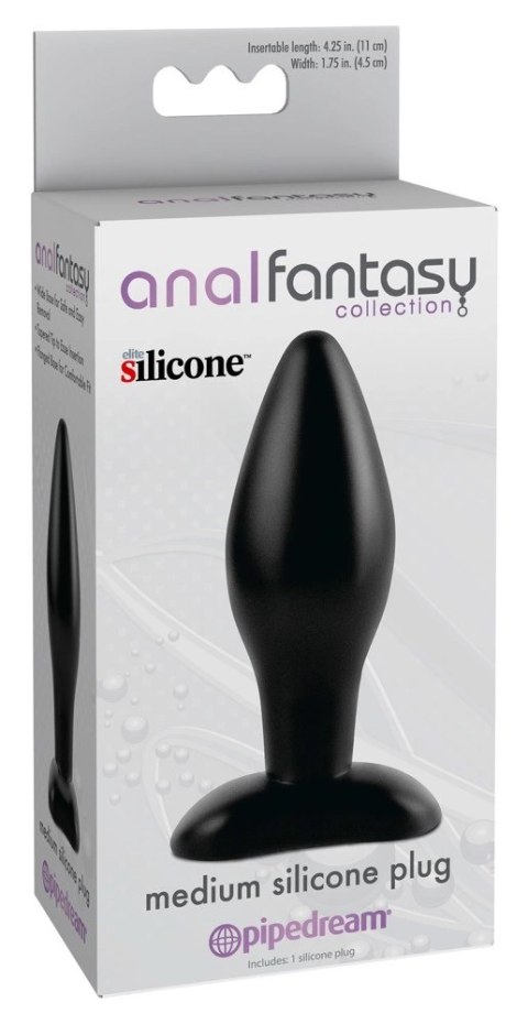 Pipedream Anal Fantasy Korek Stożkowy 12 cm Czarny Silikonowy Pipedream Anal Fantasy Korek Stożkowy 12 cm Czarny Silikonowy