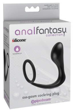 Pipedream Anal Fantasy - Pierścień elastyczny z modułem punktu P, czarny