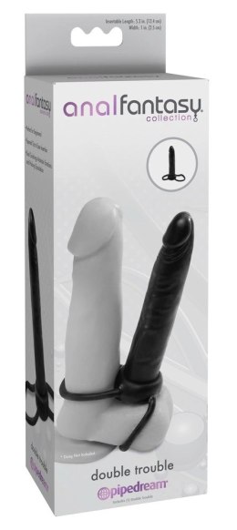 Pipedream Anal Fantasy System - Zestaw z elastyczną wkładką i podwojnym pierścieniem