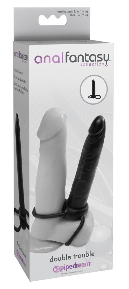Pipedream Anal Fantasy System - Zestaw z elastyczną wkładką i podwojnym pierścieniem Pipedream Anal Fantasy System - Zestaw z elastyczną wkładką i podwojnym pierścieniem