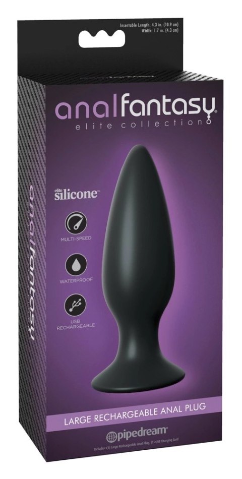 Pipedream Anal Fantasy korek z 7-stopniowym systemem wibracji 13,5 cm Pipedream Anal Fantasy korek z 7-stopniowym systemem wibracji 13,5 cm