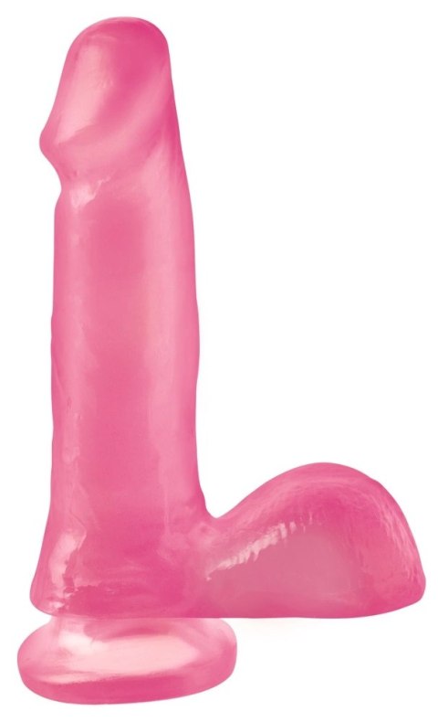Pipedream Basix model z podstawą przyssawką rożowy 15 cm PVC Pipedream Basix model z podstawą przyssawką rożowy 15 cm PVC