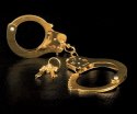 Pipedream Fetish Fantasy Gold kajdanki z kluczykiem, złote, z systemem bezpieczeństwa