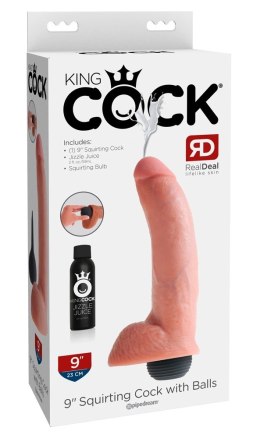 Pipedream King Cock 23 cm Jasny System Wytrysku Anatomiczny Model