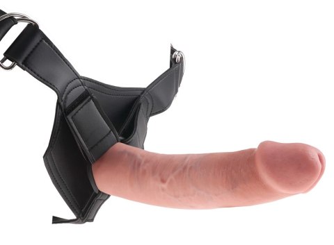 Pipedream King Cock 23 cm Jasny - System uprzęży z wkładanym modułem Pipedream King Cock 23 cm Jasny - System uprzęży z wkładanym modułem