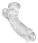 Pipedream King Cock Clear 19 cm - przezroczysty model z przyssawką