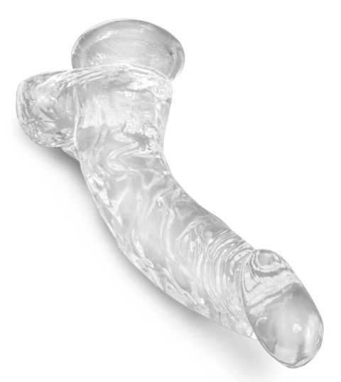 Pipedream King Cock Clear 19 cm - przezroczysty model z przyssawką Pipedream King Cock Clear 19 cm - przezroczysty model z przyssawką