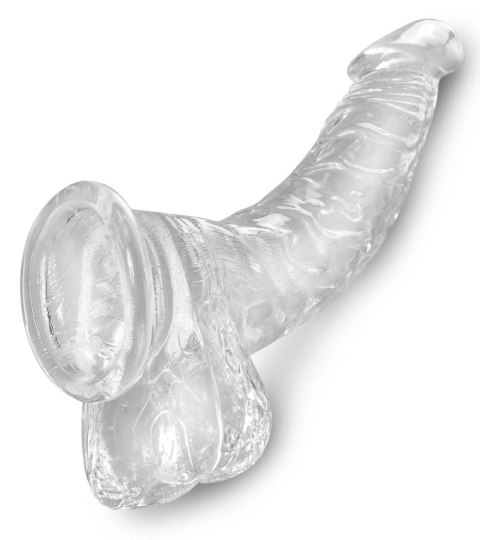 Pipedream King Cock Clear 19 cm - przezroczysty model z przyssawką Pipedream King Cock Clear 19 cm - przezroczysty model z przyssawką