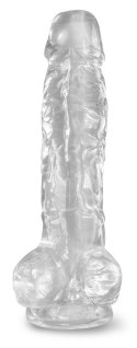 Pipedream King Cock Clear 20 cm - model przezroczysty z przyssawką